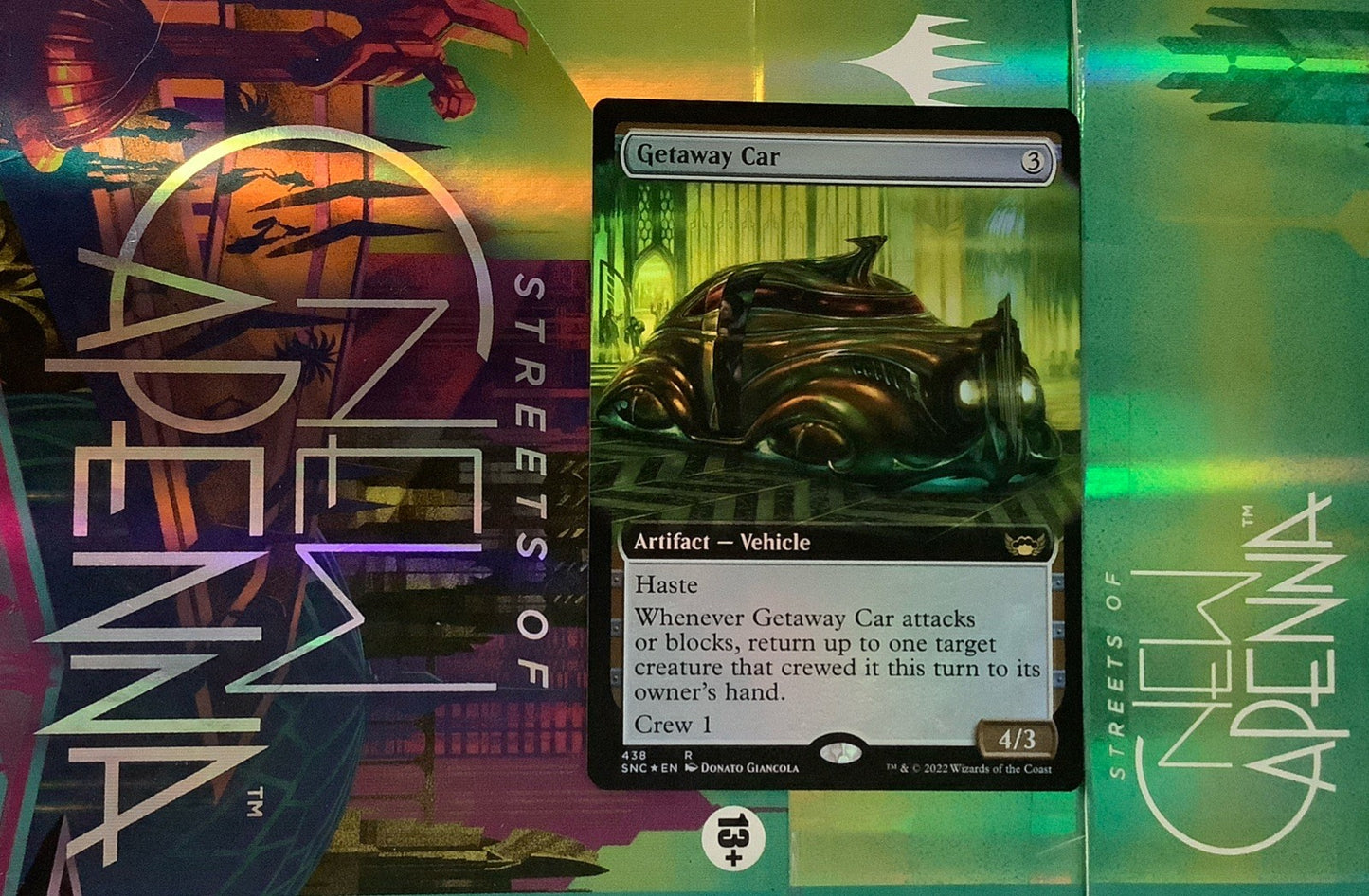 Getaway Car — Streets of New Capenna — Extended Art Foil Rare — 438