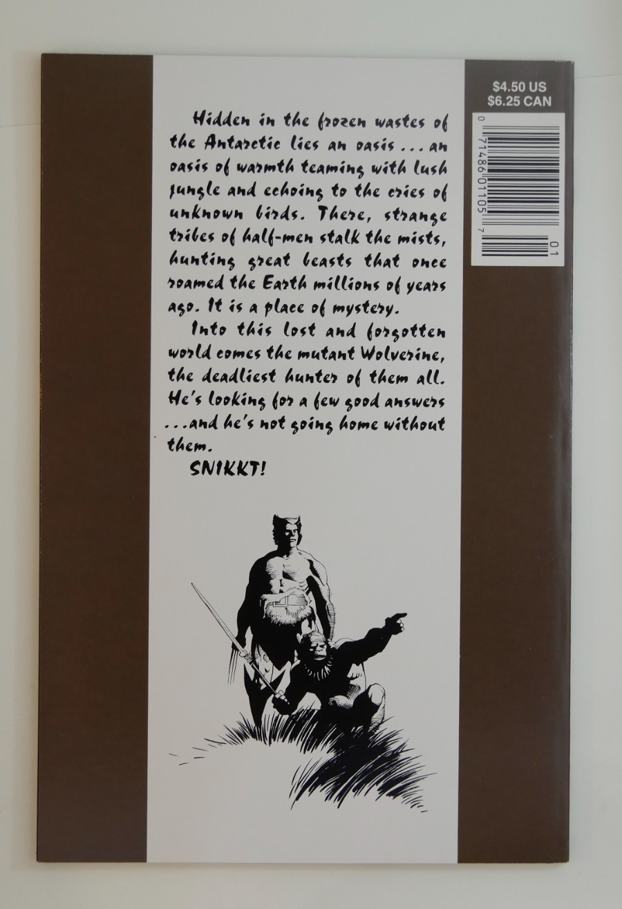 Wolverine: the Jungle Adventure (Marvel Comics 1990) First Appearance Erista NM