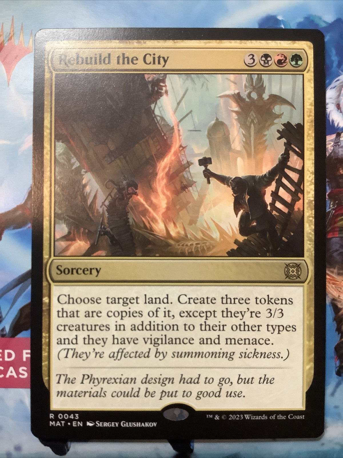Rebuild the City — MAT Regular Rare MTG card