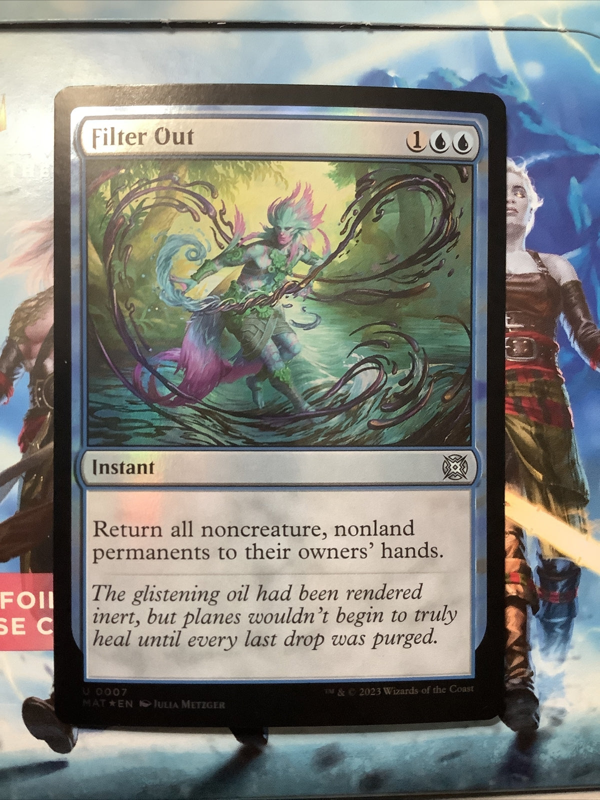 Filter Out MAT 007 Foil Magic the Gathering instant card from March of the Machine Aftermath.