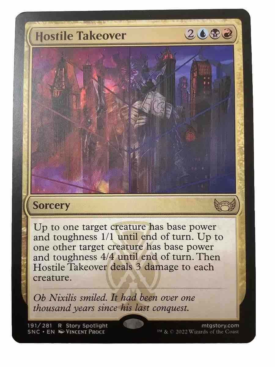 Hostile Takeover SNC 191 regular finish MTG card