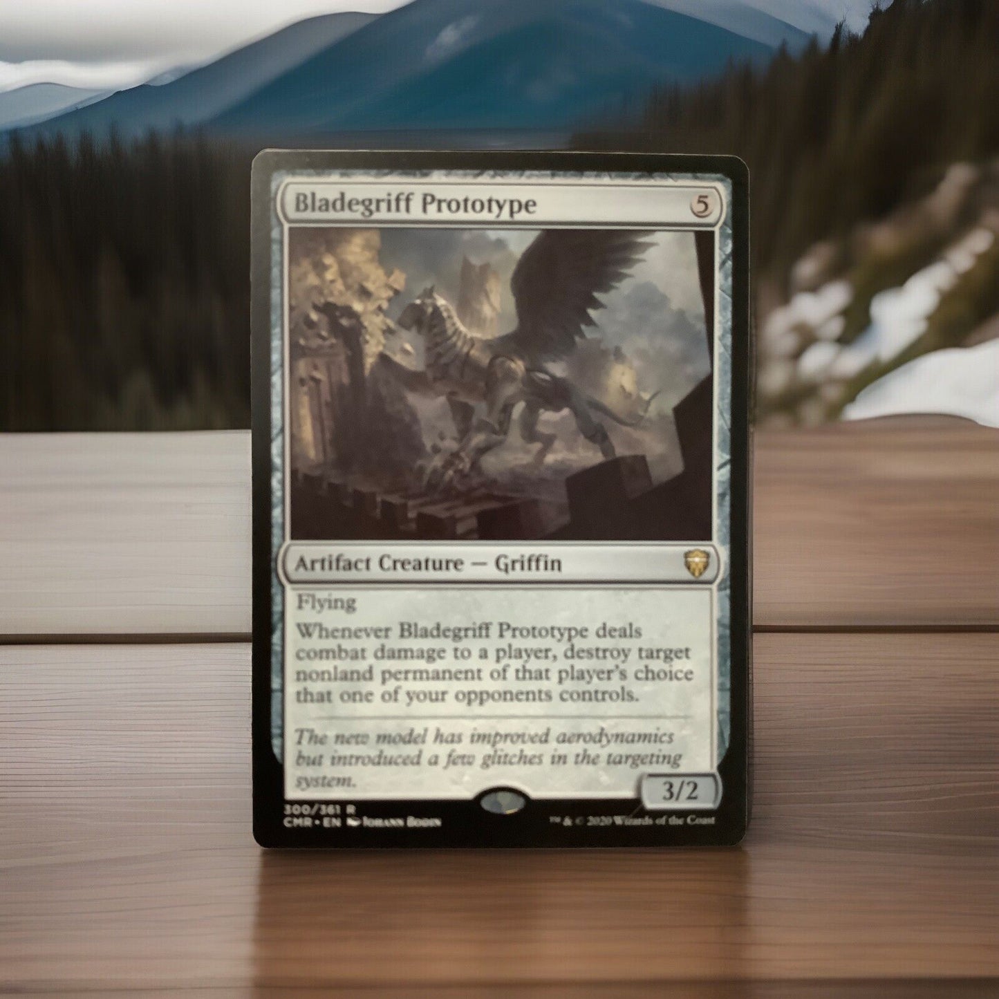Bladegriff Prototype Commander Legends artifact creature griffin card