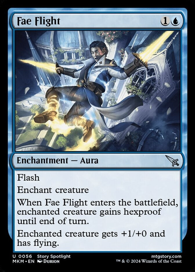 Fae Flight MKM 056 Foil from Murders at Karlov Manor.