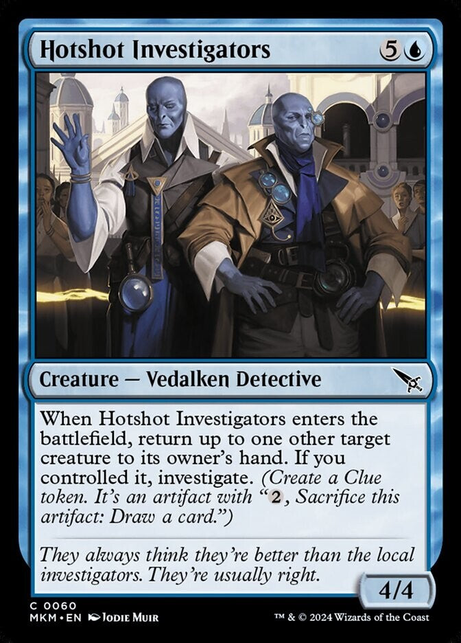 Hotshot Investigators MKM 060 Foil from Murders at Karlov Manor.