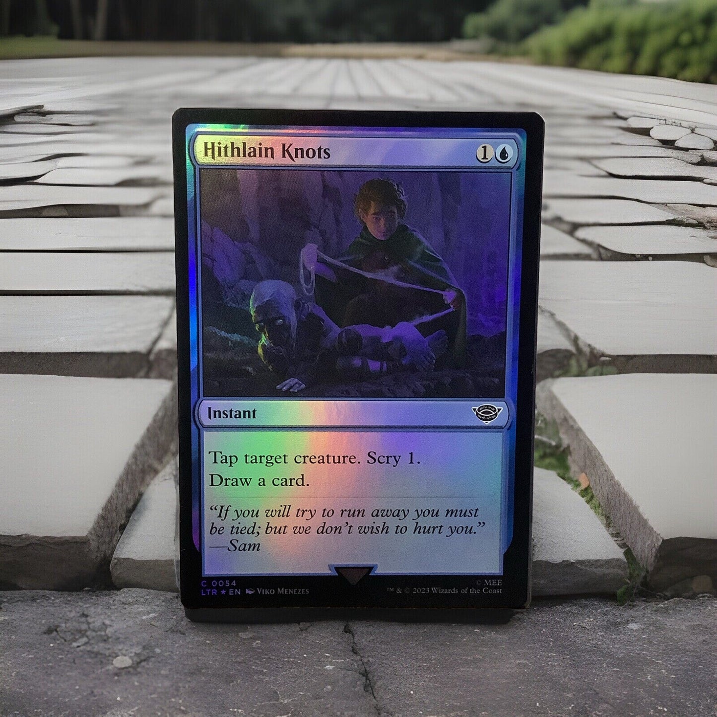 Hithlain Knots #54 foil finish from The Lord of the Rings: Tales of Middle-earth.