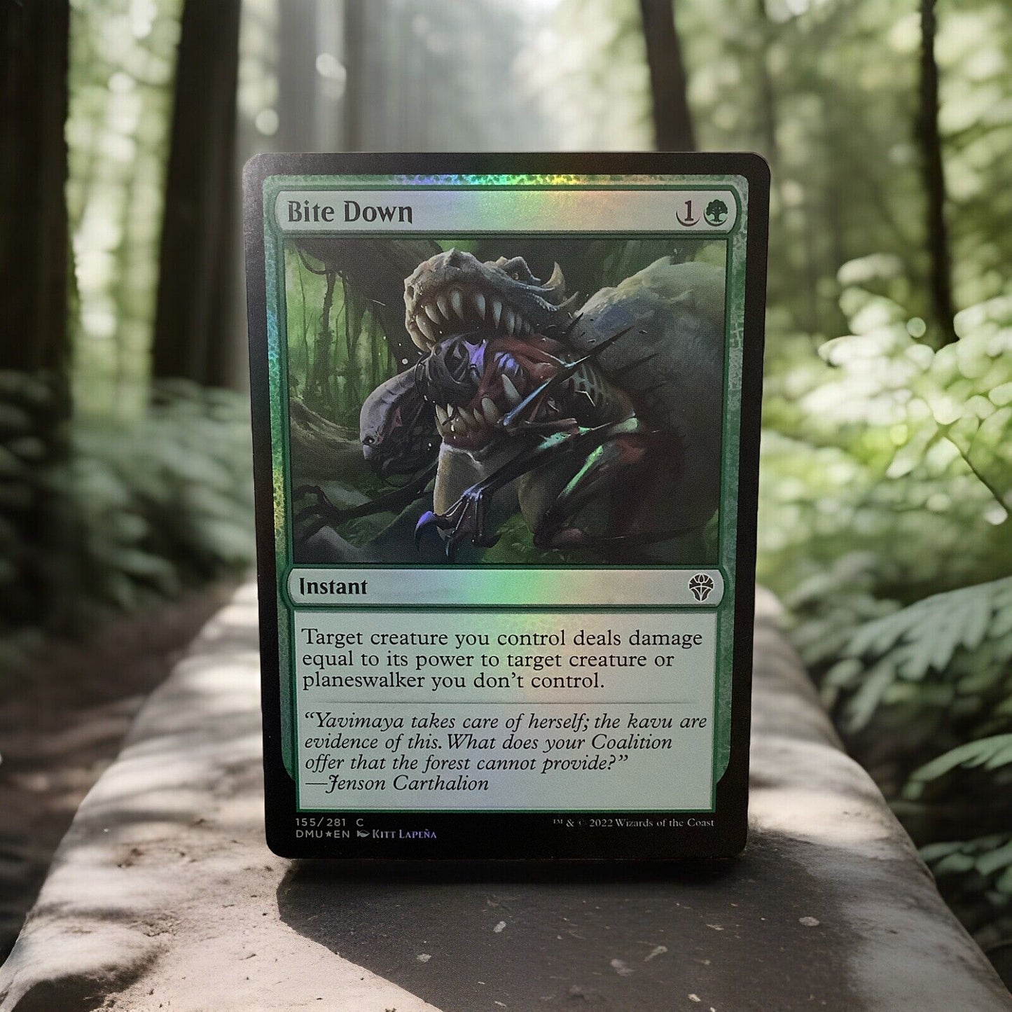 MTG DMU: Bite Down (Instant) Dominaria United 155/281 Regular Common Foil