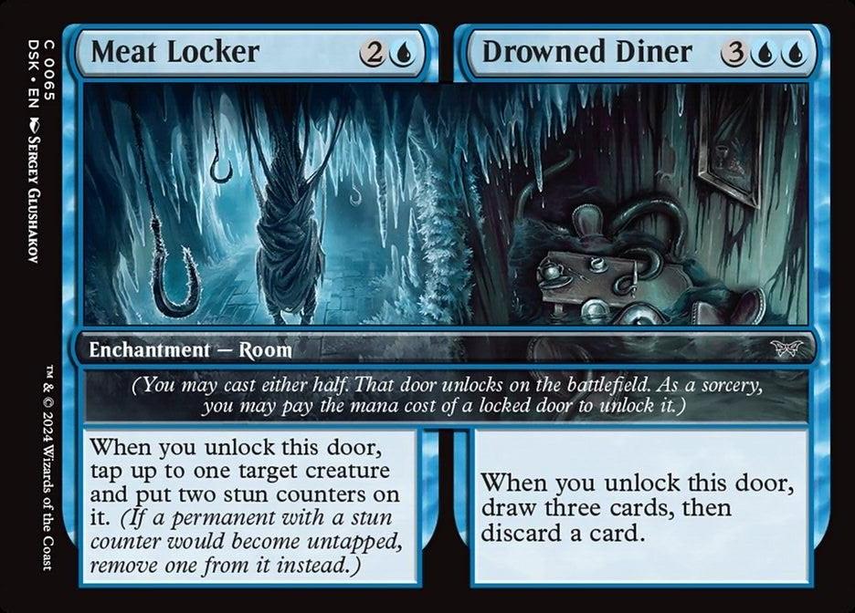 MTG DSK: Meat Locker Drowned Diner (Enchantment Room) Regular Common 0065