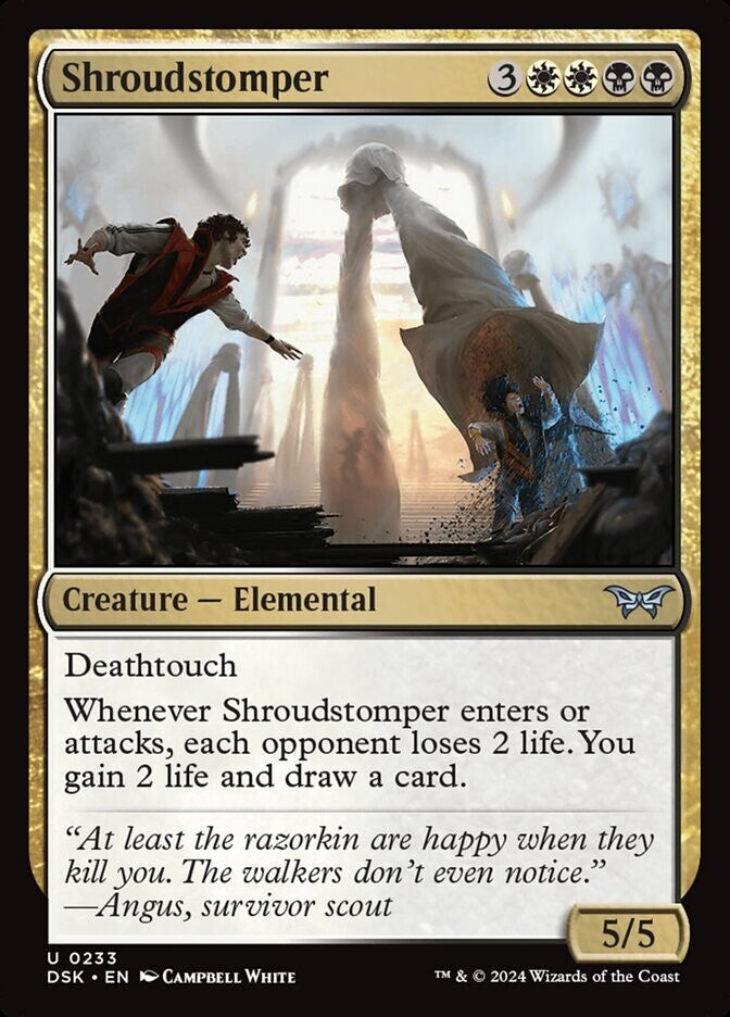 Shroudstomper — DSK Regular Uncommon Elemental MTG card