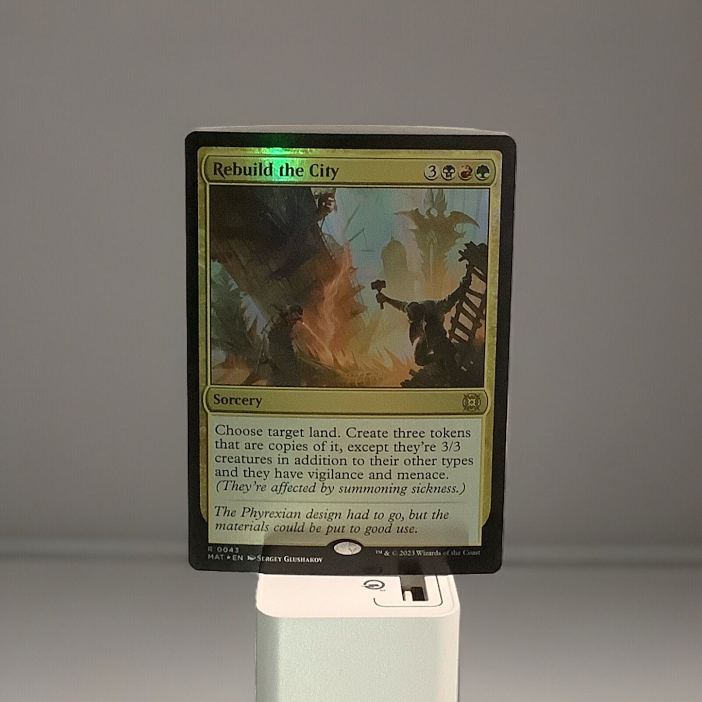 Rebuild the City — MAT Foil Rare MTG card
