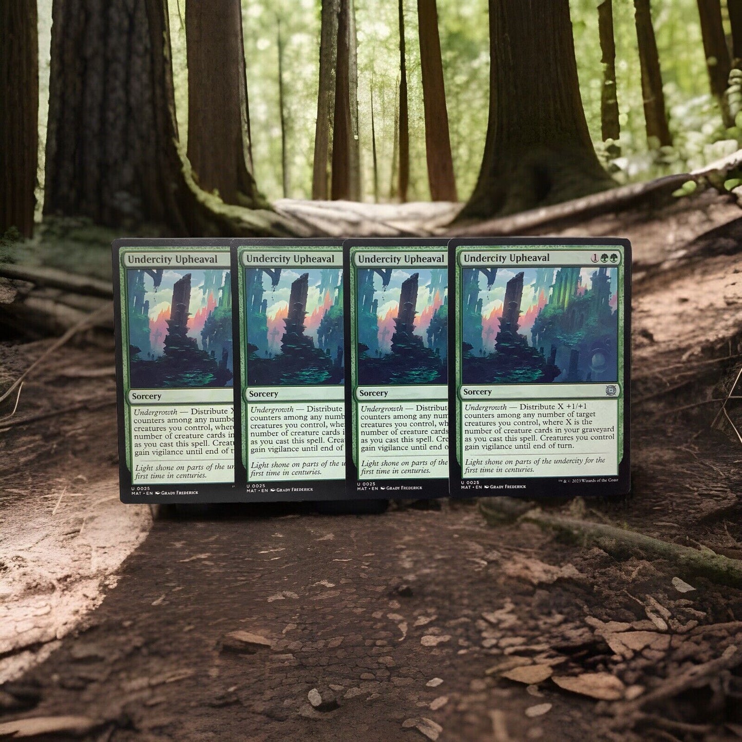 MTG MAT: X4 Undercity Upheaval (Sorcery) Regular Uncommon 0025