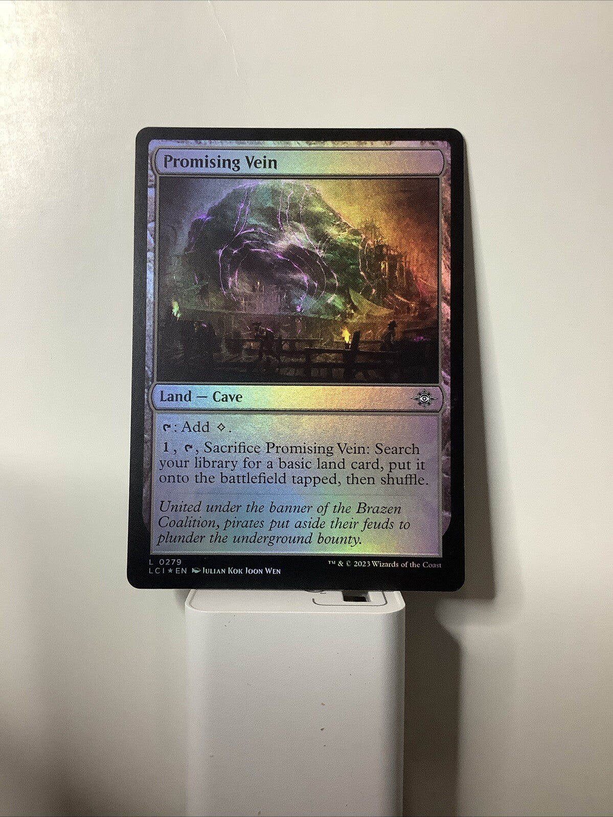 MTG LCI: Promising Vein (Land Cave) Lost Caverns Of Ixalan 0279 Foil