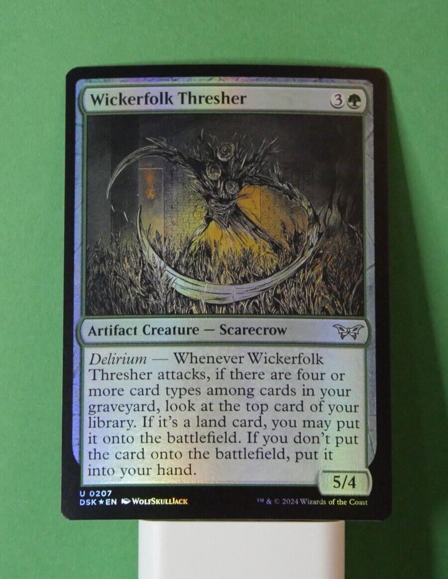 MTG DSK: Wickerfolk Thresher (Artifact Creature Scarecrow) Regular Foil 0207