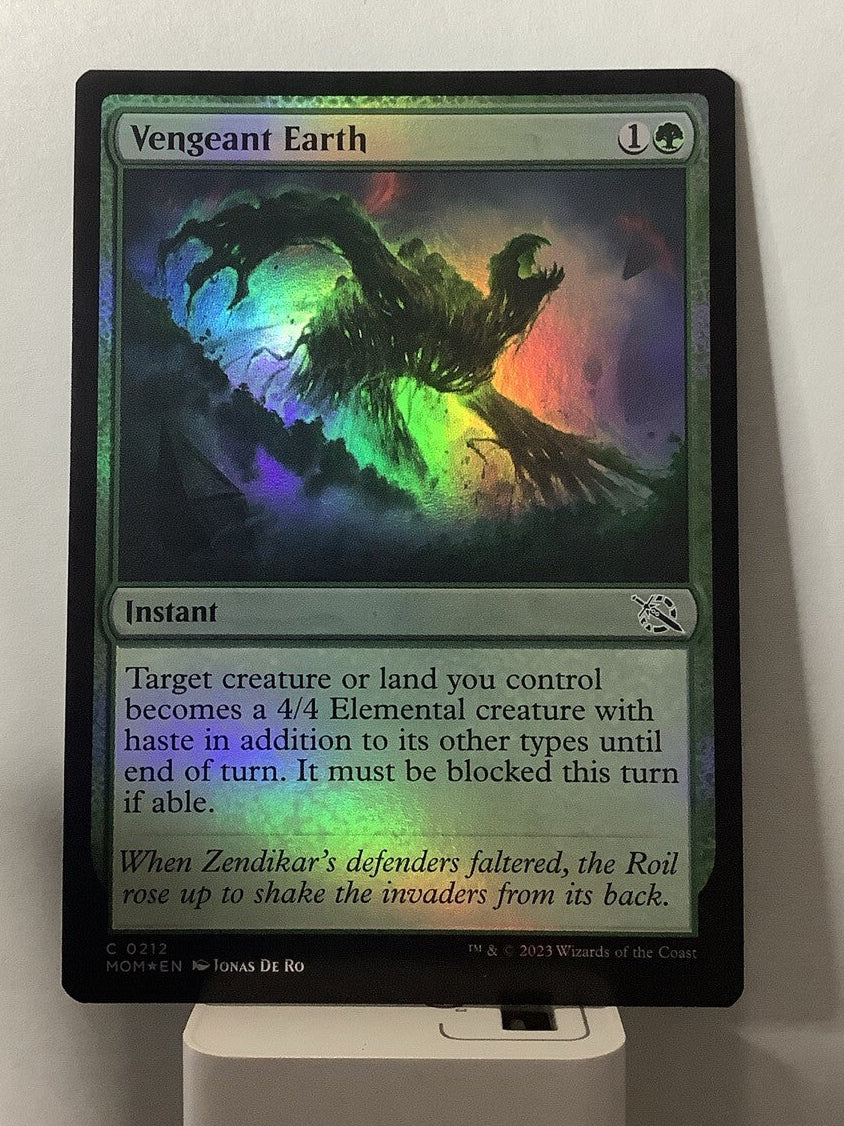 Vengeant Earth MOM 212 Foil from March of the Machine.