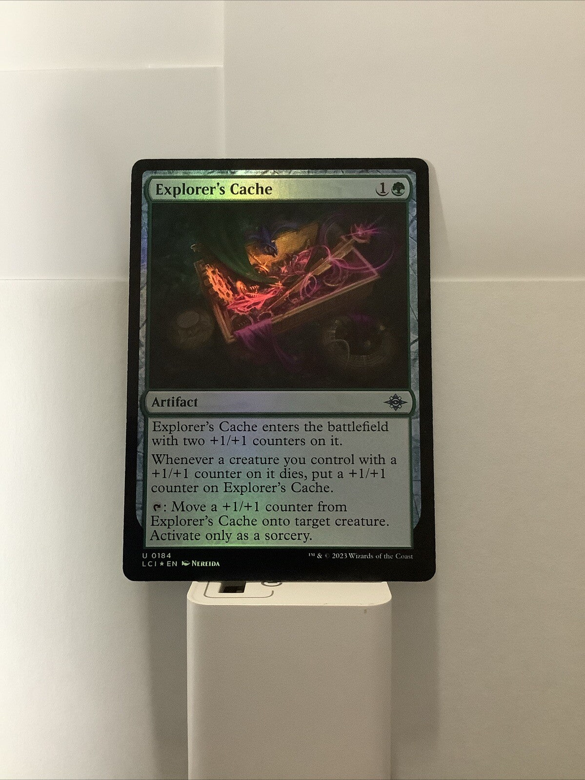 MTG LCI: Explorer's Cache (Artifact) Uncommon 0184 Foil