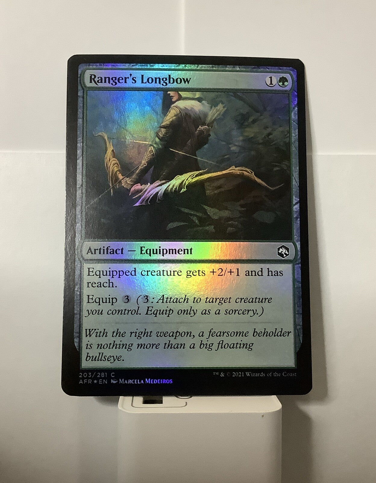 MTG AFR: Ranger's Longbow (Artifact) Adventures in the Forgotten Realms Foil