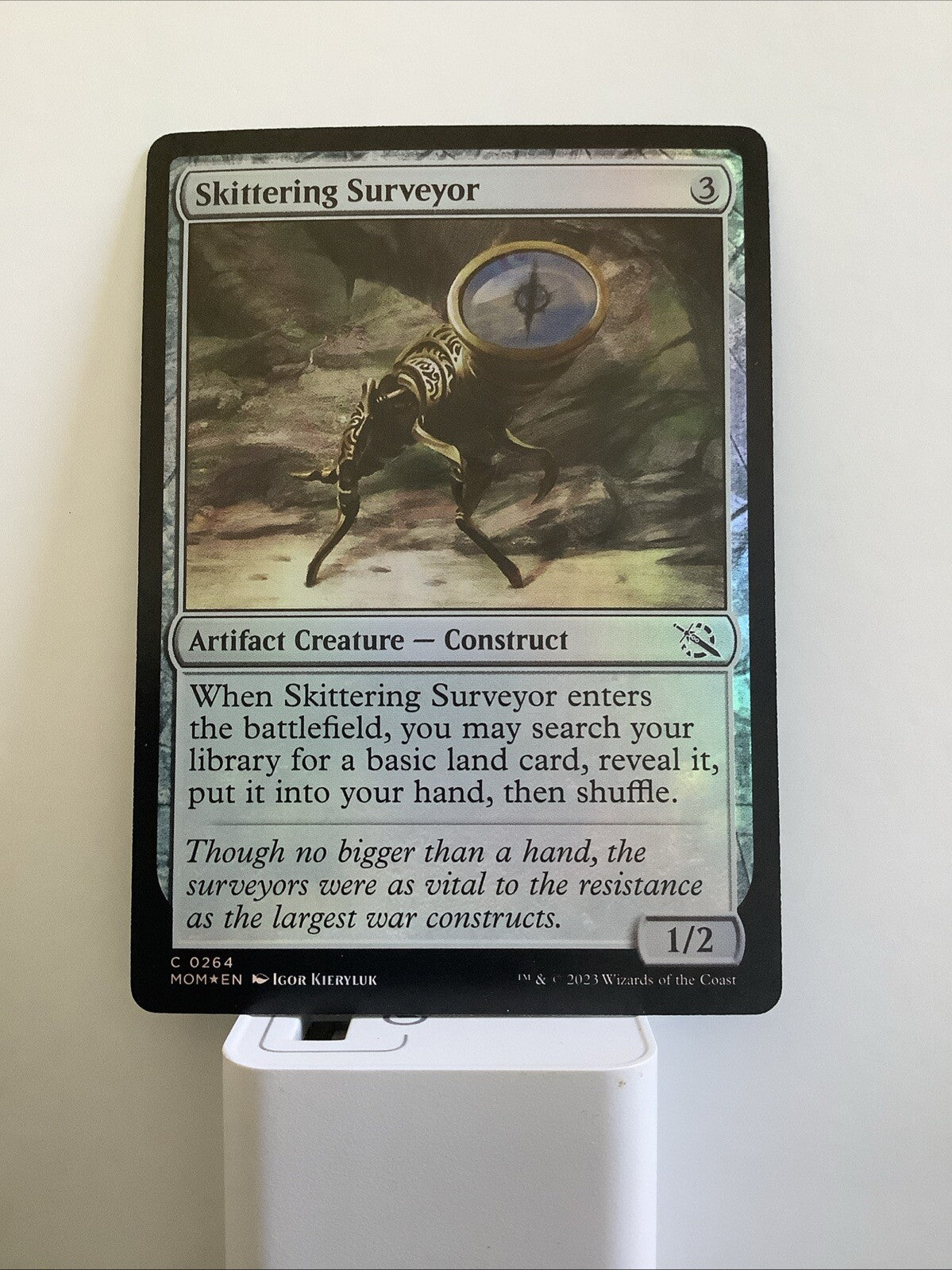 Skittering Surveyor MOM 264 Foil from March of the Machine.