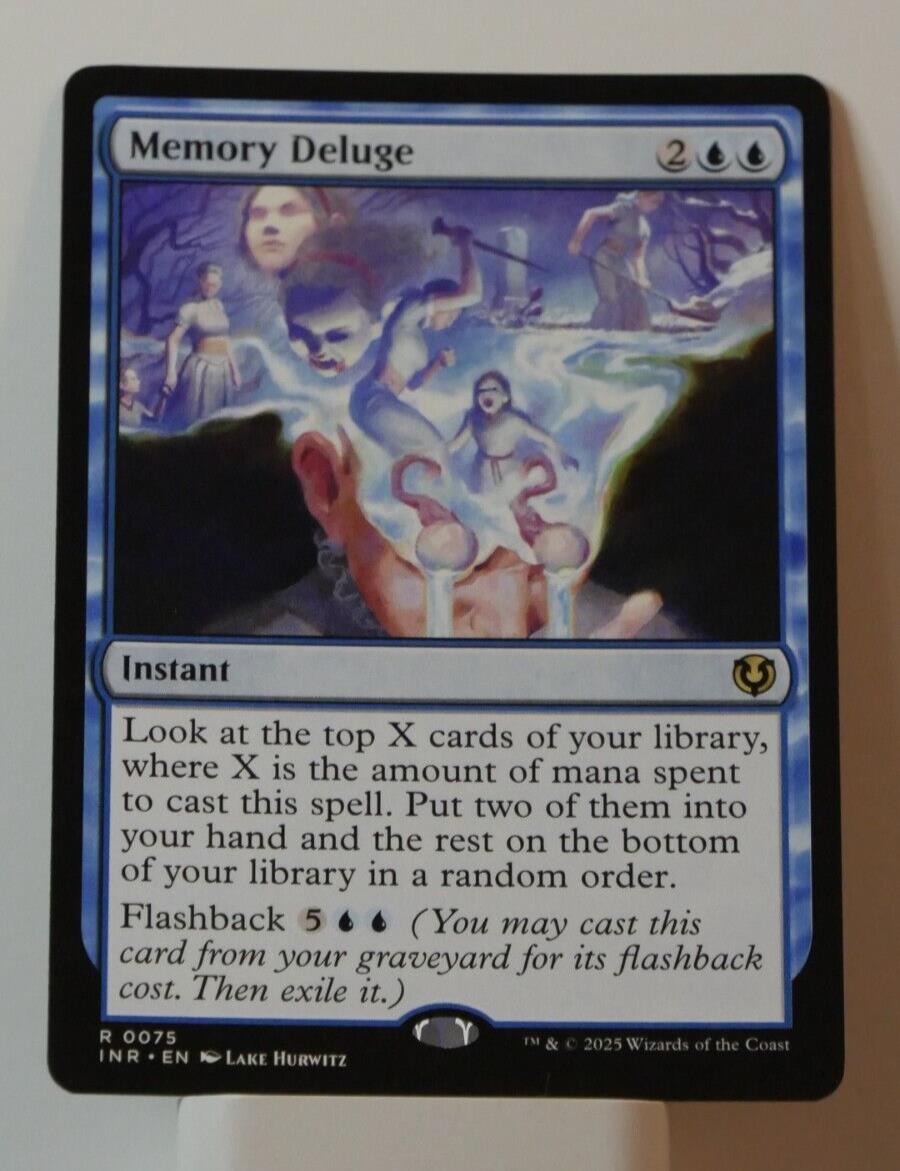 Memory Deluge INR 075 regular finish MTG card front
