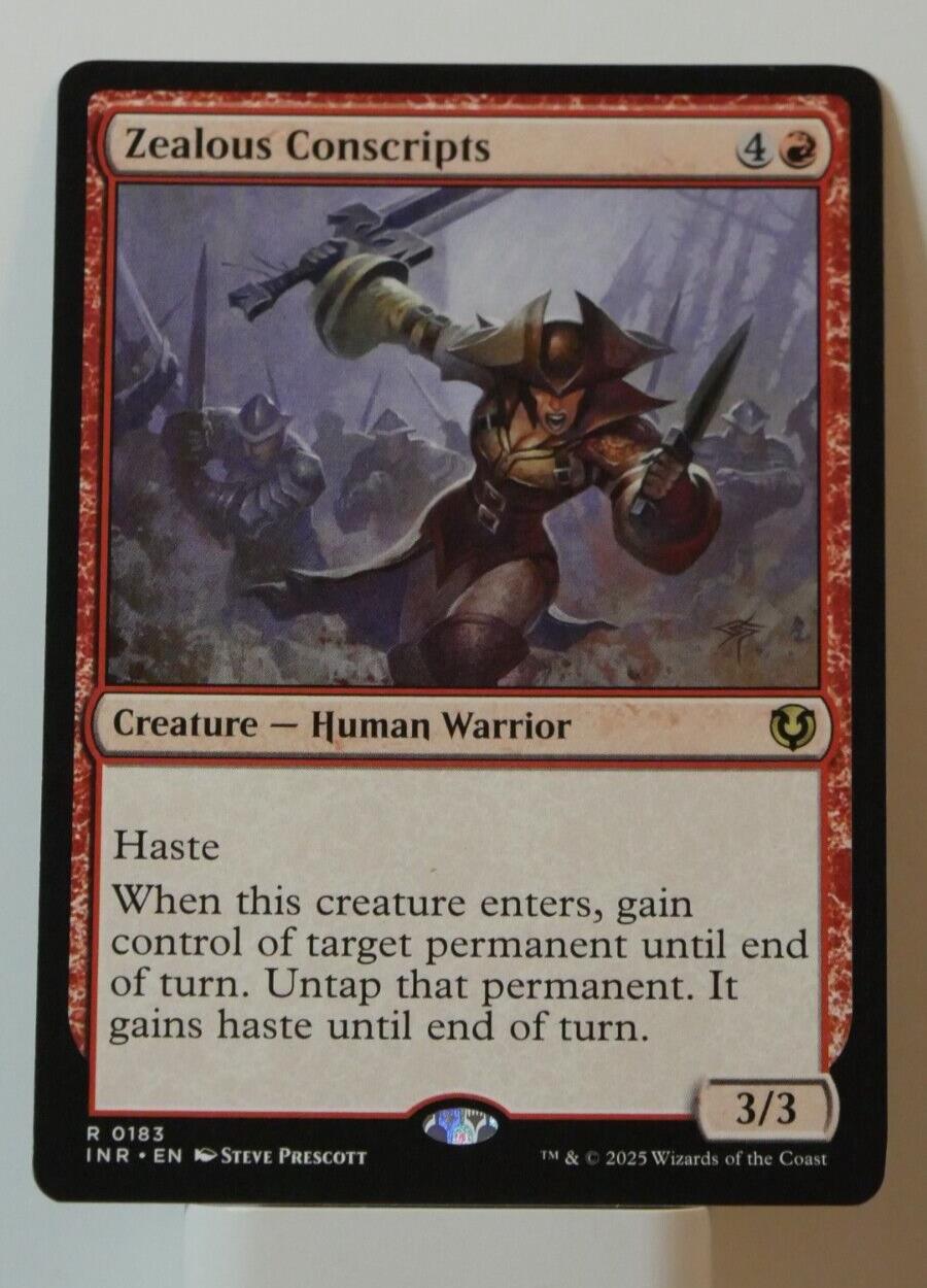 MTG INR: Zealous Conscripts (Creature) Innistrad Remastered Regular Rare 0183