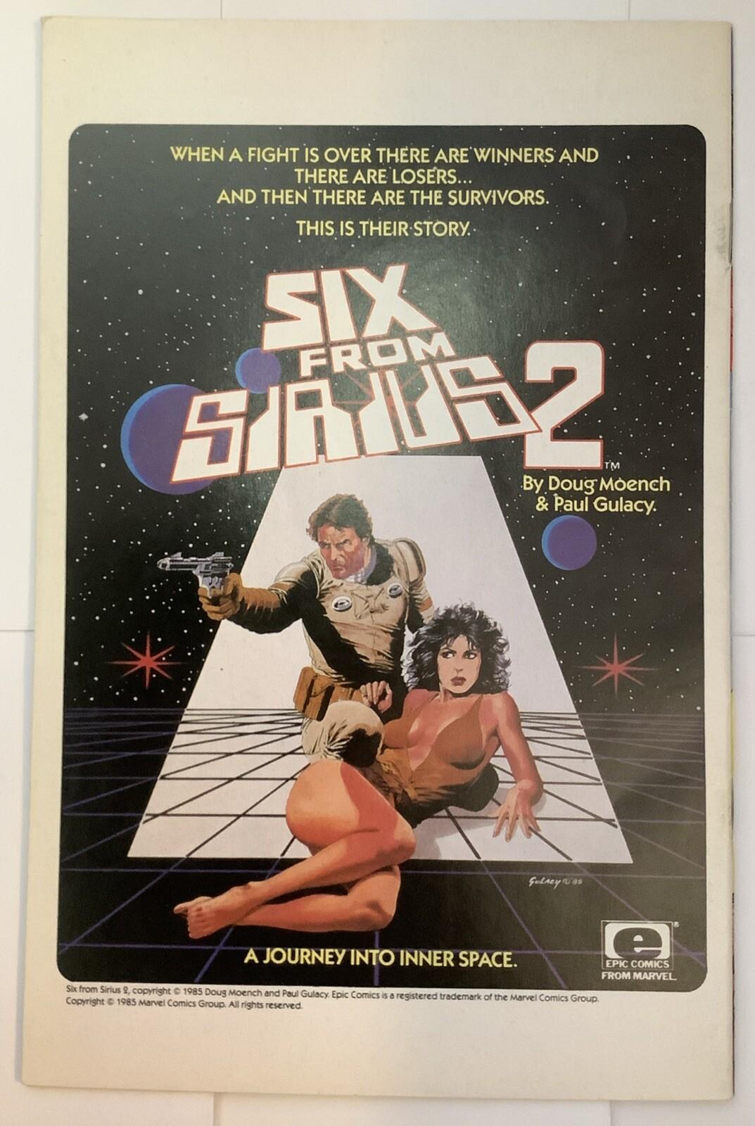 Swords of the Swashbucklers (1985) #6 — Direct Edition (DIR)