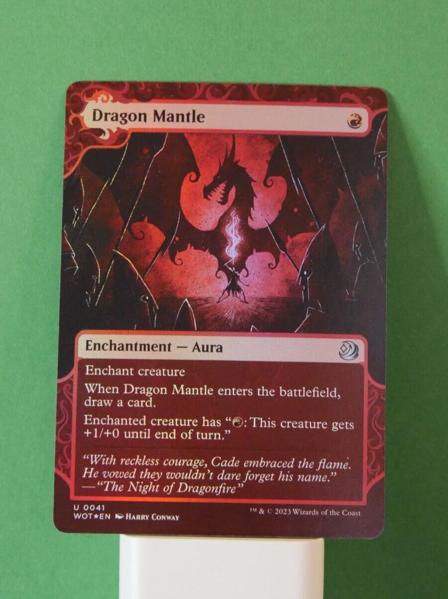 Dragon Mantle #41 showcase regular finish from Wilds of Eldraine.