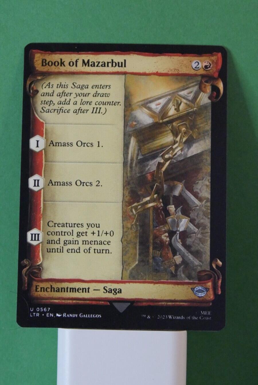 Book of Mazarbul (Showcase Scroll) Universes Beyond: the Lord of the Rings 0567