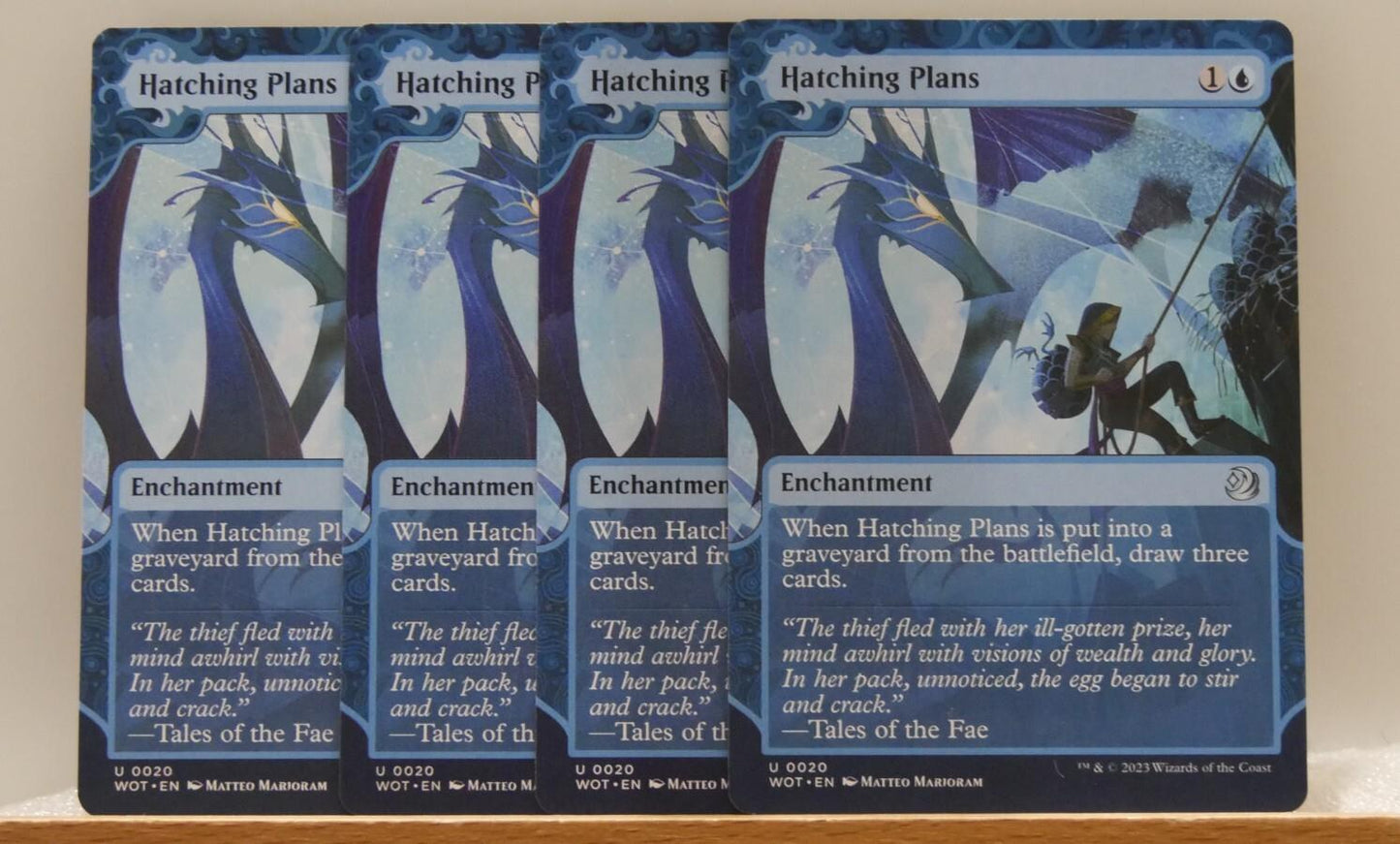 Hatching Plans WOT 020 x4 MTG cards from DM Vault Co.