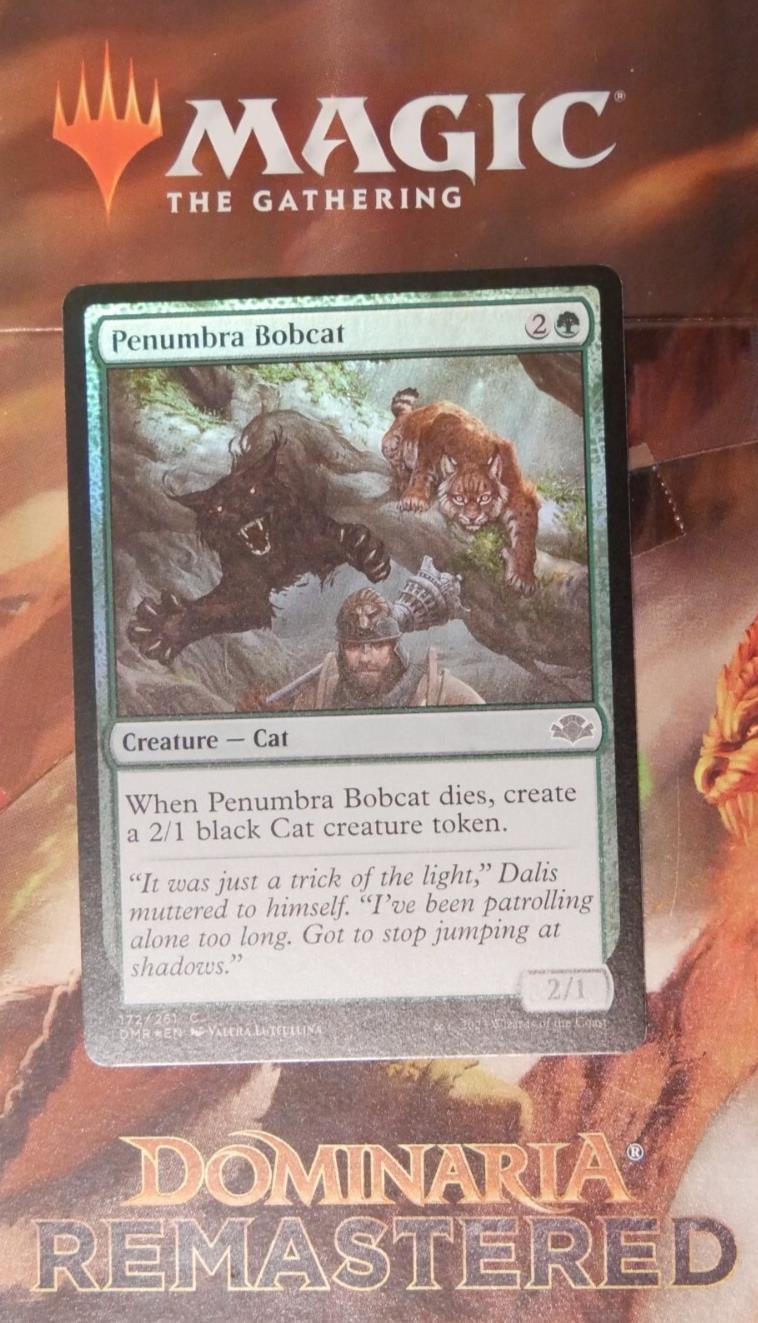 Penumbra Bobcat DMR 172 Foil MTG card Dominaria Remastered