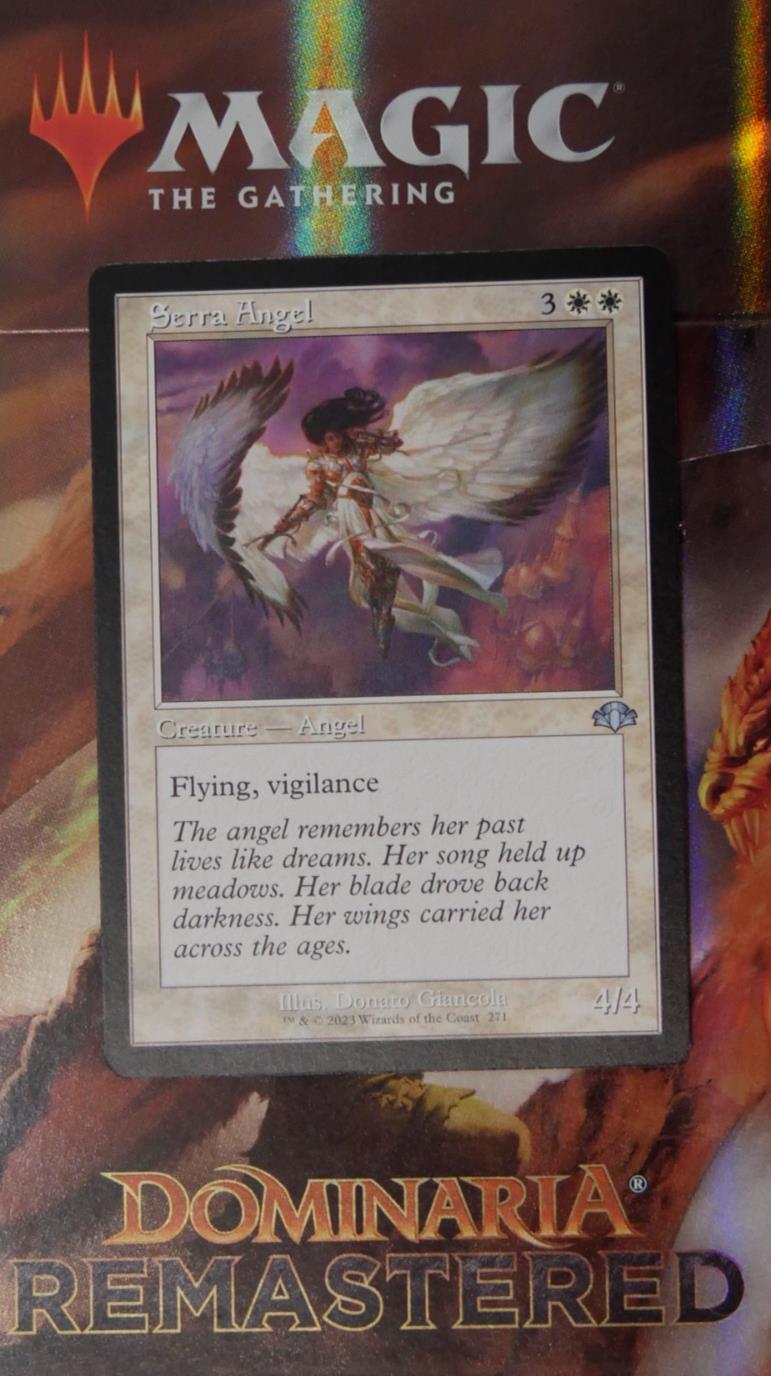 Serra Angel DMR #271 Retro Frame from Dominaria Remastered.