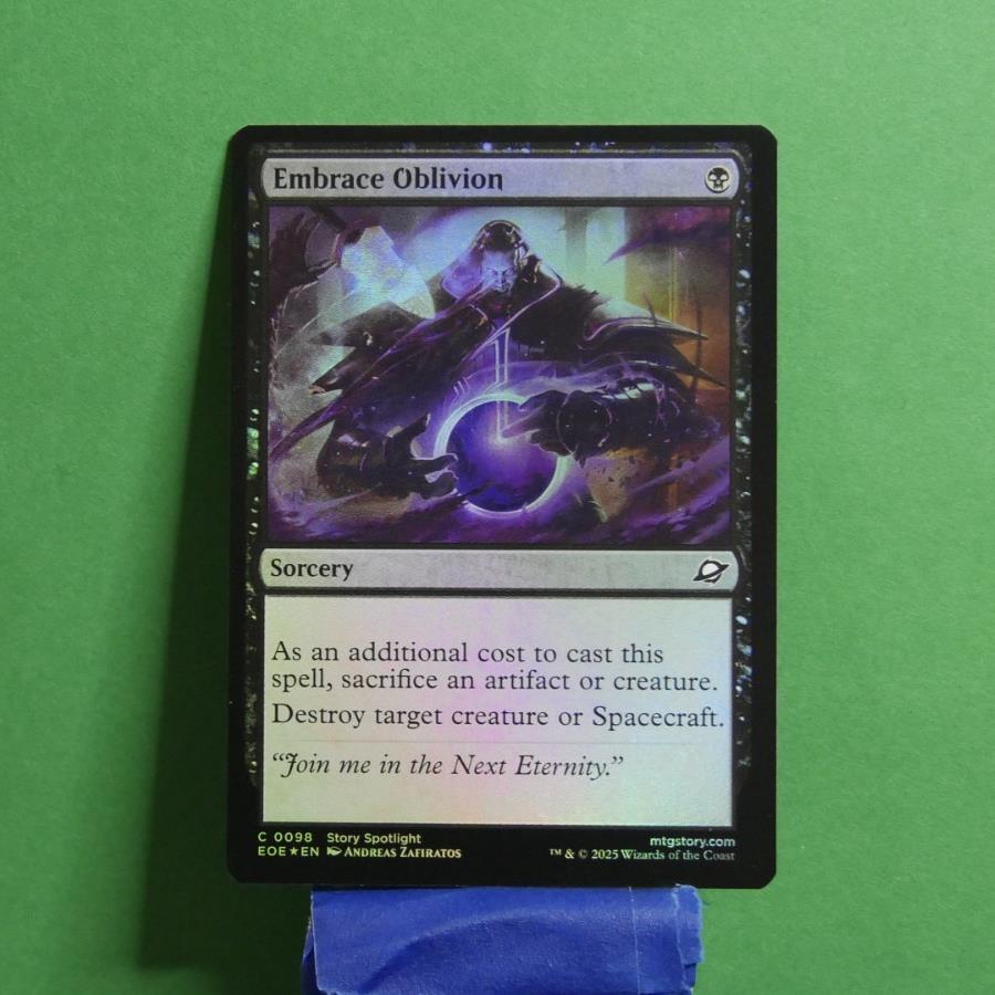 Embrace Oblivion foil Magic the Gathering Edge of Eternities sorcery card