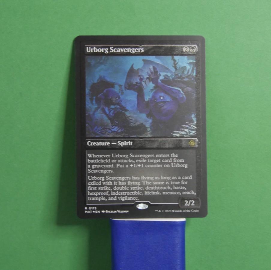 March of the Machine: The Aftermath Urborg Scavengers #15 etched foil with scalable power and graveyard disruption.