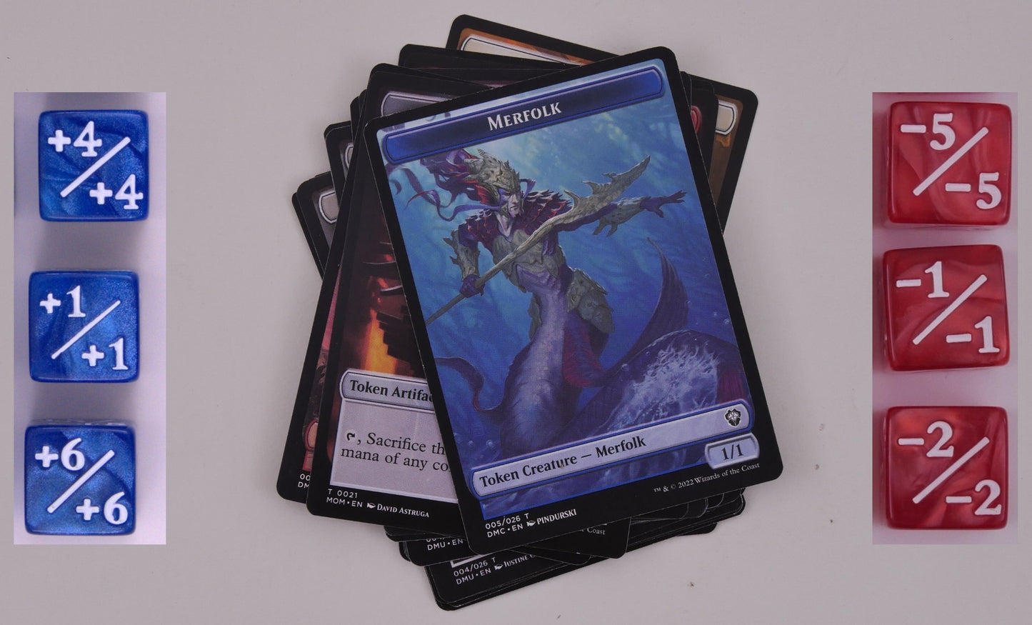 MTG Counter Starter Kit Tokens + Dice Fixed Set Commander Ready