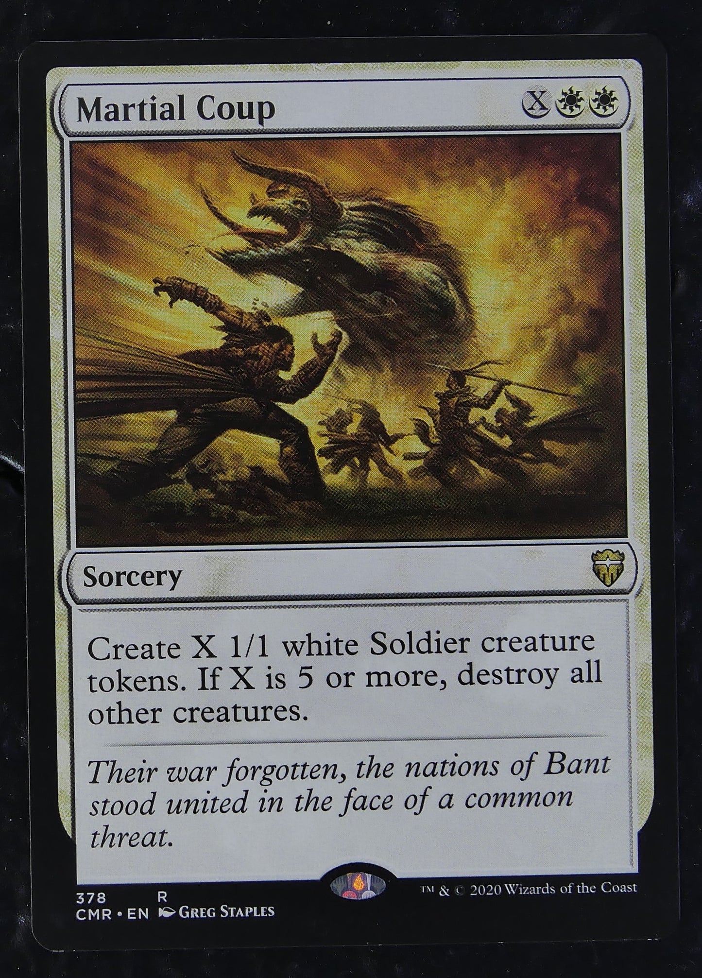 Martial Coup MTG Commander Legends CMR 378 Board Wipe Creature Tokens