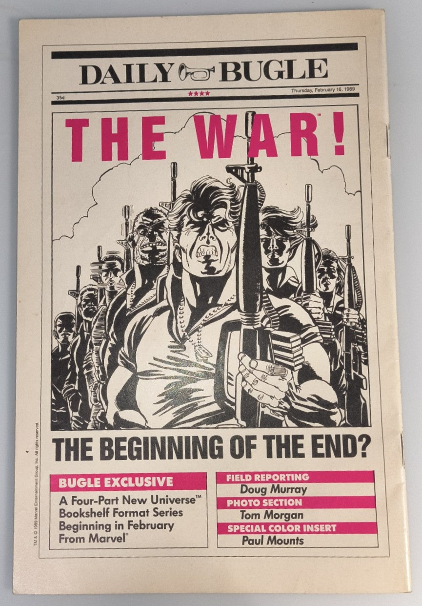 Punisher War Journal #6 Jim Lee Cover Wolverine Marvel 1989