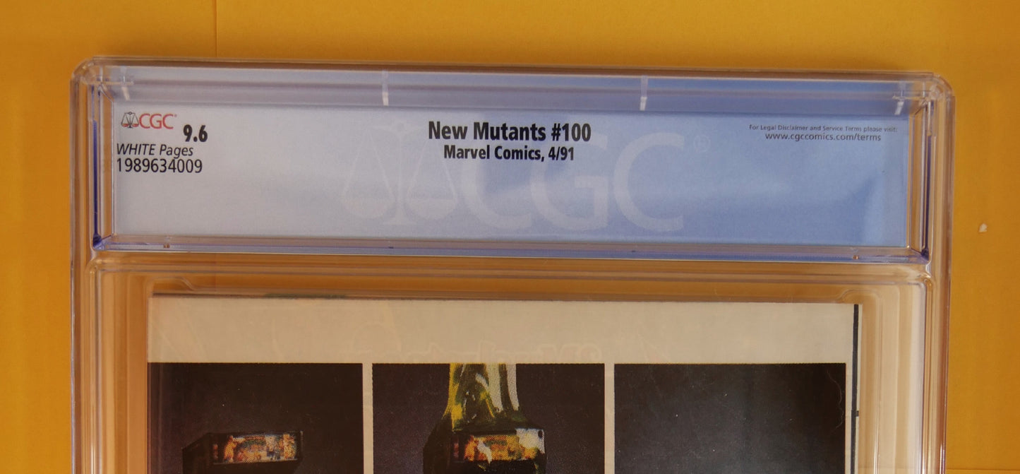 The New Mutants #100 - First Appearance - X-Force - Marvel Comics CGC 9.6 NM