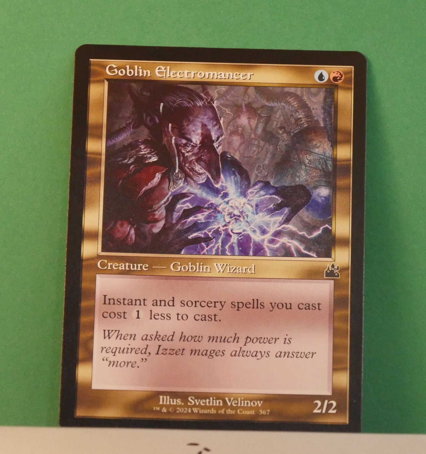 MTG RVR: Goblin Electromancer (Creature) Ravnica Remastered Retro Frame 367