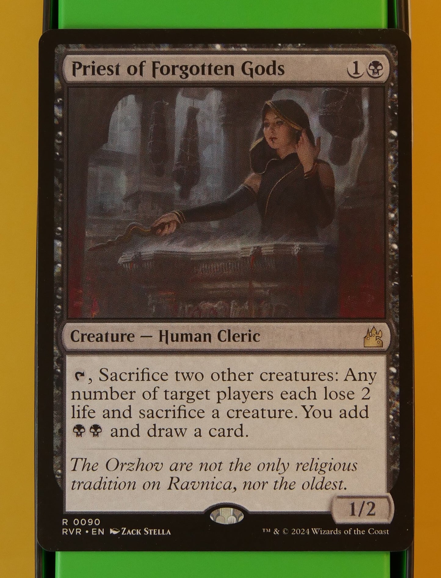 MTG RVR: Priest of Forgotten Gods (Creature) Ravnica Remastered Rare 0090