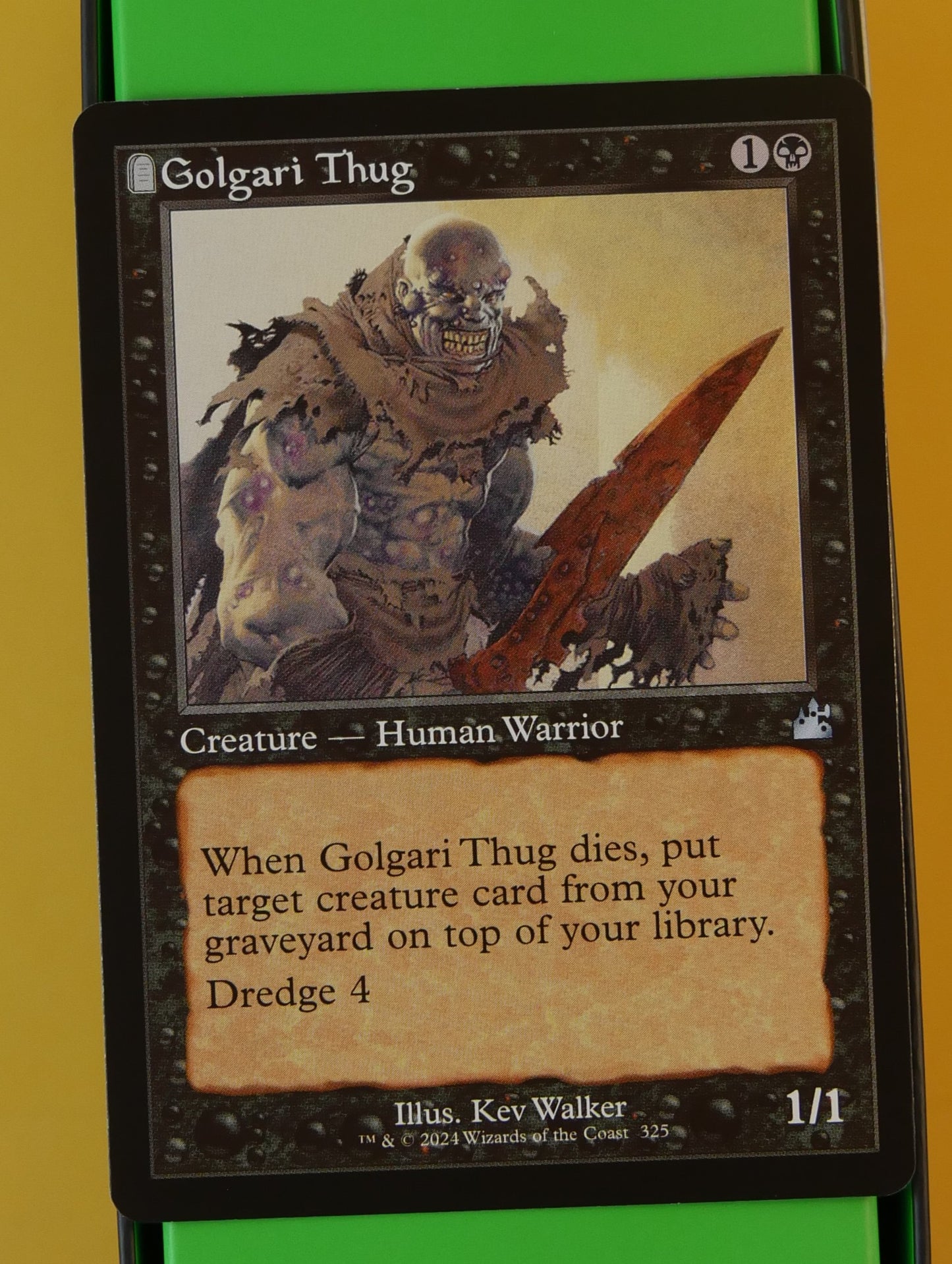 MTG RVR: Golgari Thug (Creature) Ravnica Remastered Retro Frame uncommon 325
