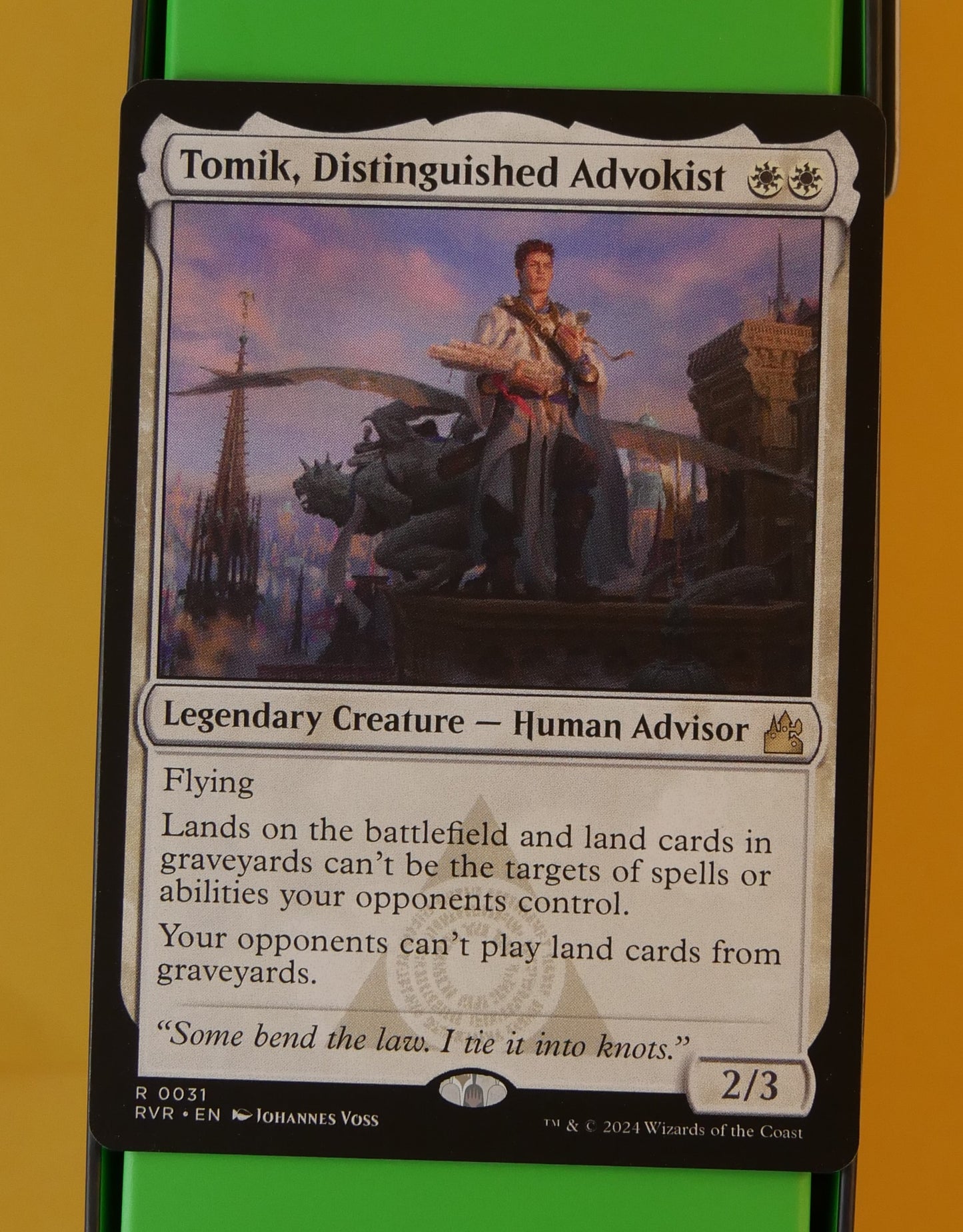 MTG RVR: Tomik, Distinguished Advokist Ravnica Remastered Rare 031