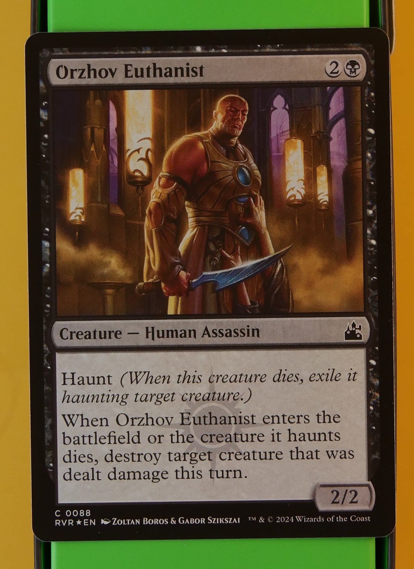 MTG RVR: Orzhov Euthanist (Creature) Ravnica Remastered Common Foil 0088