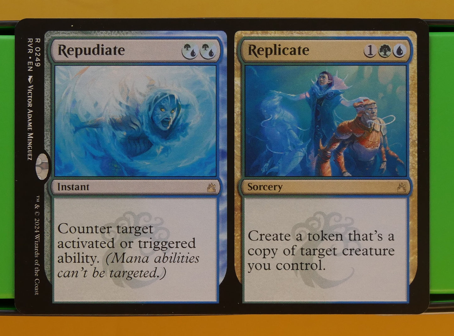 MTG RVR: Repudiate//Replicate (Inst./Sorc.) Ravnica Remastered Rare 249