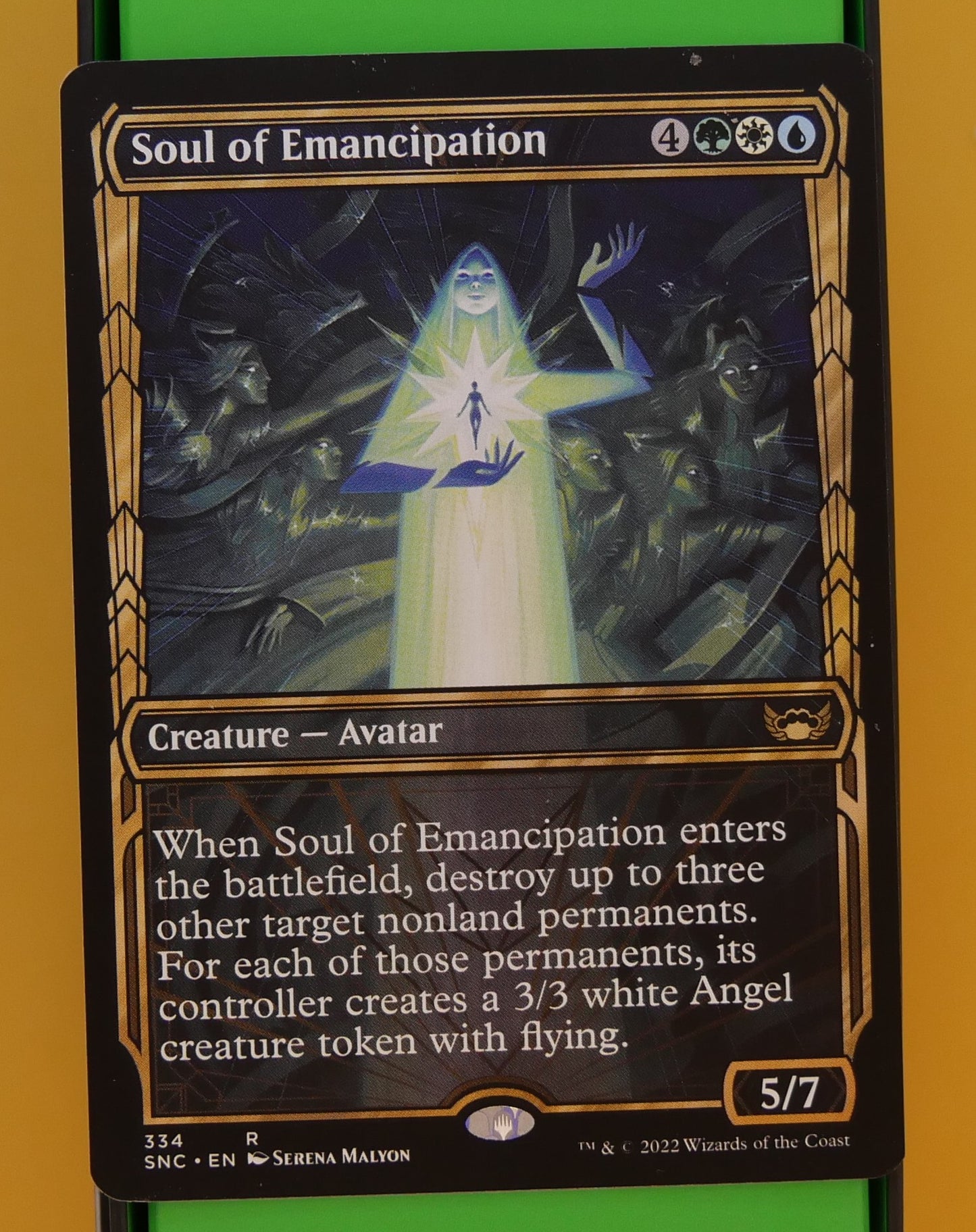 MTG SNC: Soul Of Emancipation (Creature Avatar) Showcase Rare 334