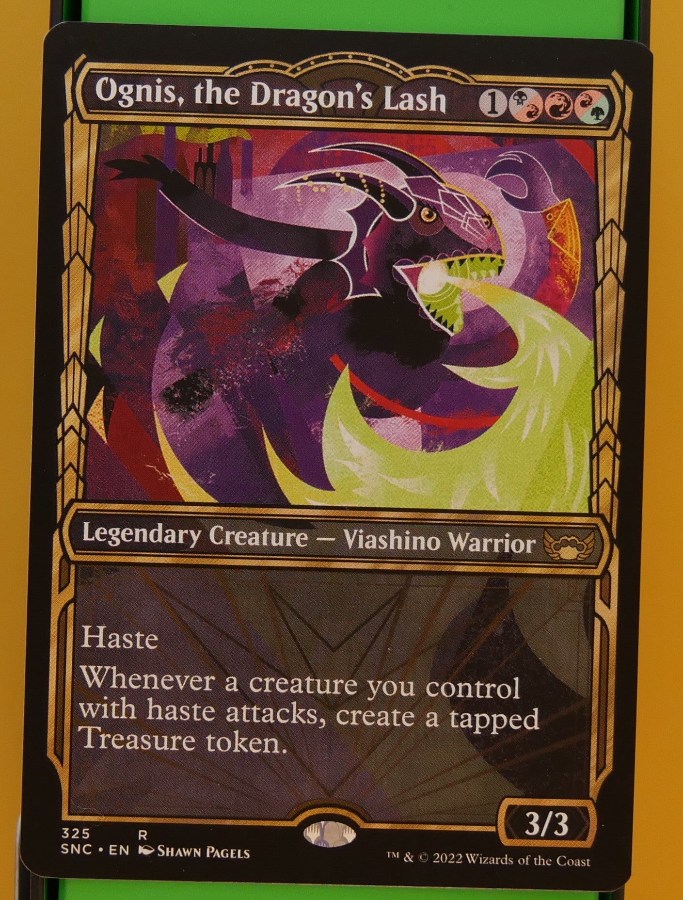 MTG SNC: Ognis, the Dragon's Lash (Creature) Showcase Rare 325