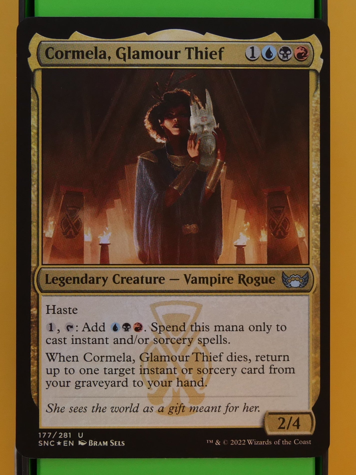 MTG SNC: Cormela, Glamour Thief (Creature) Uncommon Foil 177/281 New Capenna