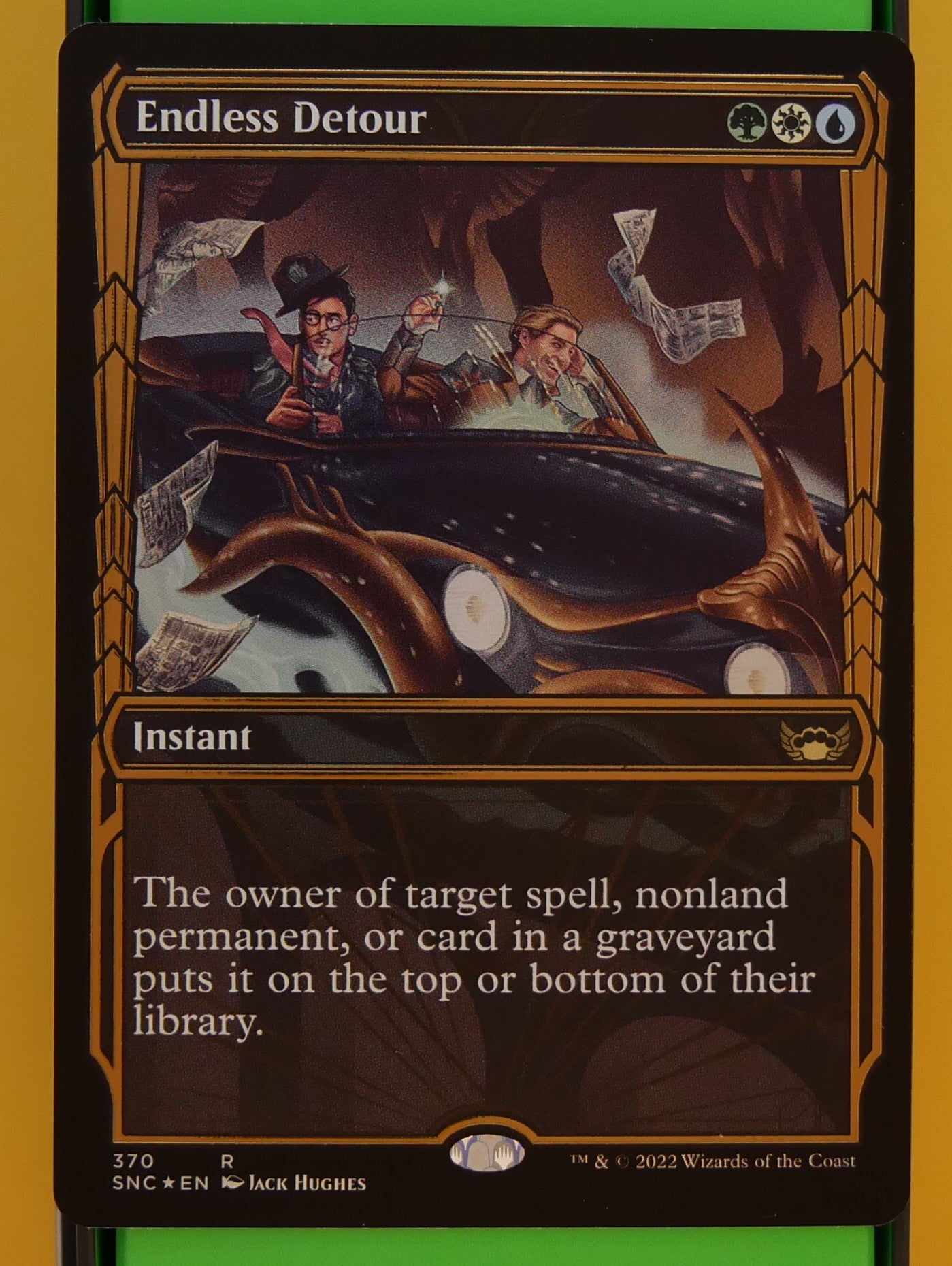 Endless Detour MTG showcase gilded foil instant rare Streets of New Capenna 370