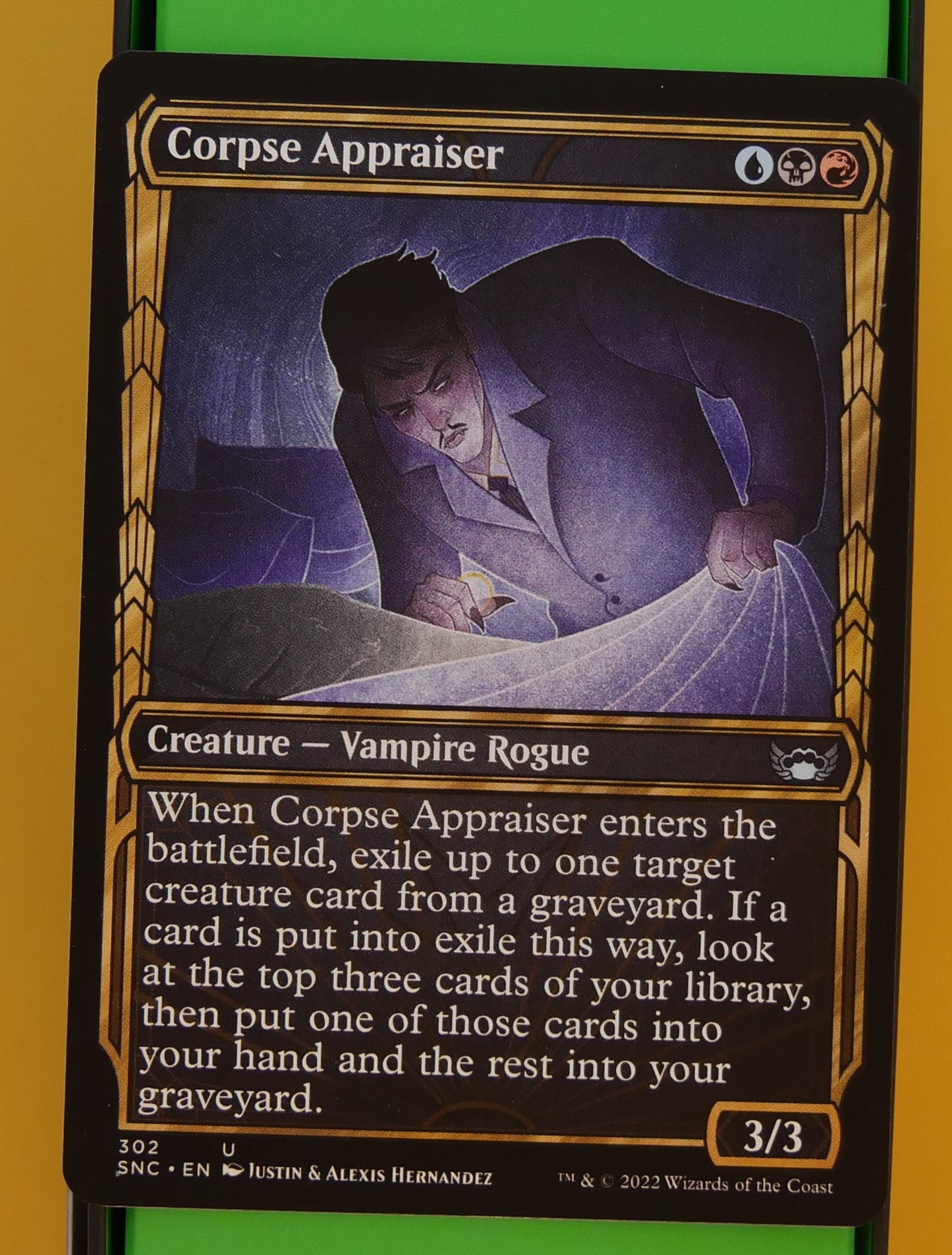 Corpse Appraiser showcase uncommon Creature Vampire Rogue from Streets of New Capenna MTG