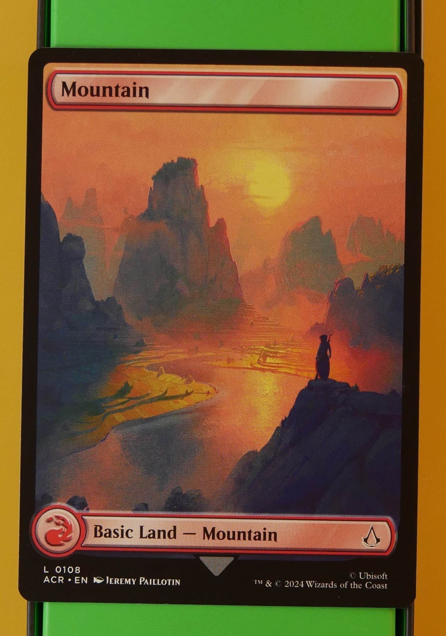 Mountain Extended Art 108 MTG card (Assassin’s Creed ACR)