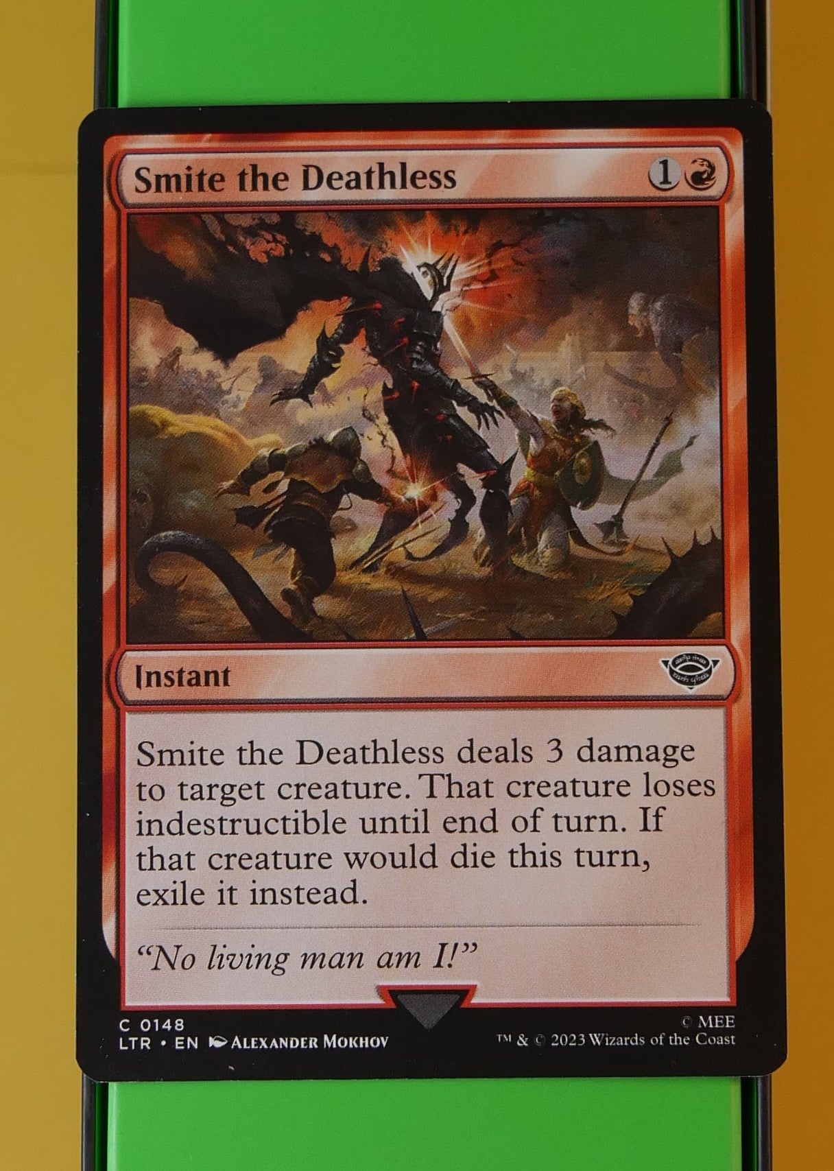 Smite the Deathless MTG card LTR 148