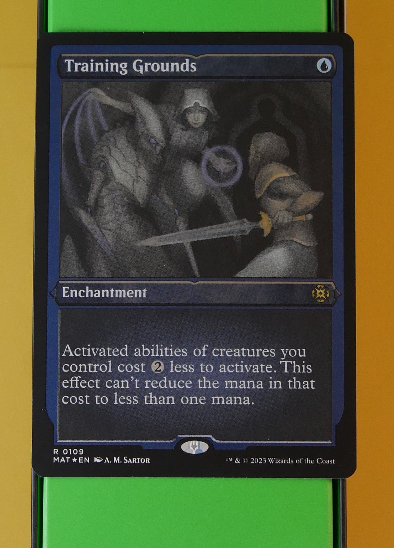 Training Grounds etched foil rare from March of the Machine: The Aftermath