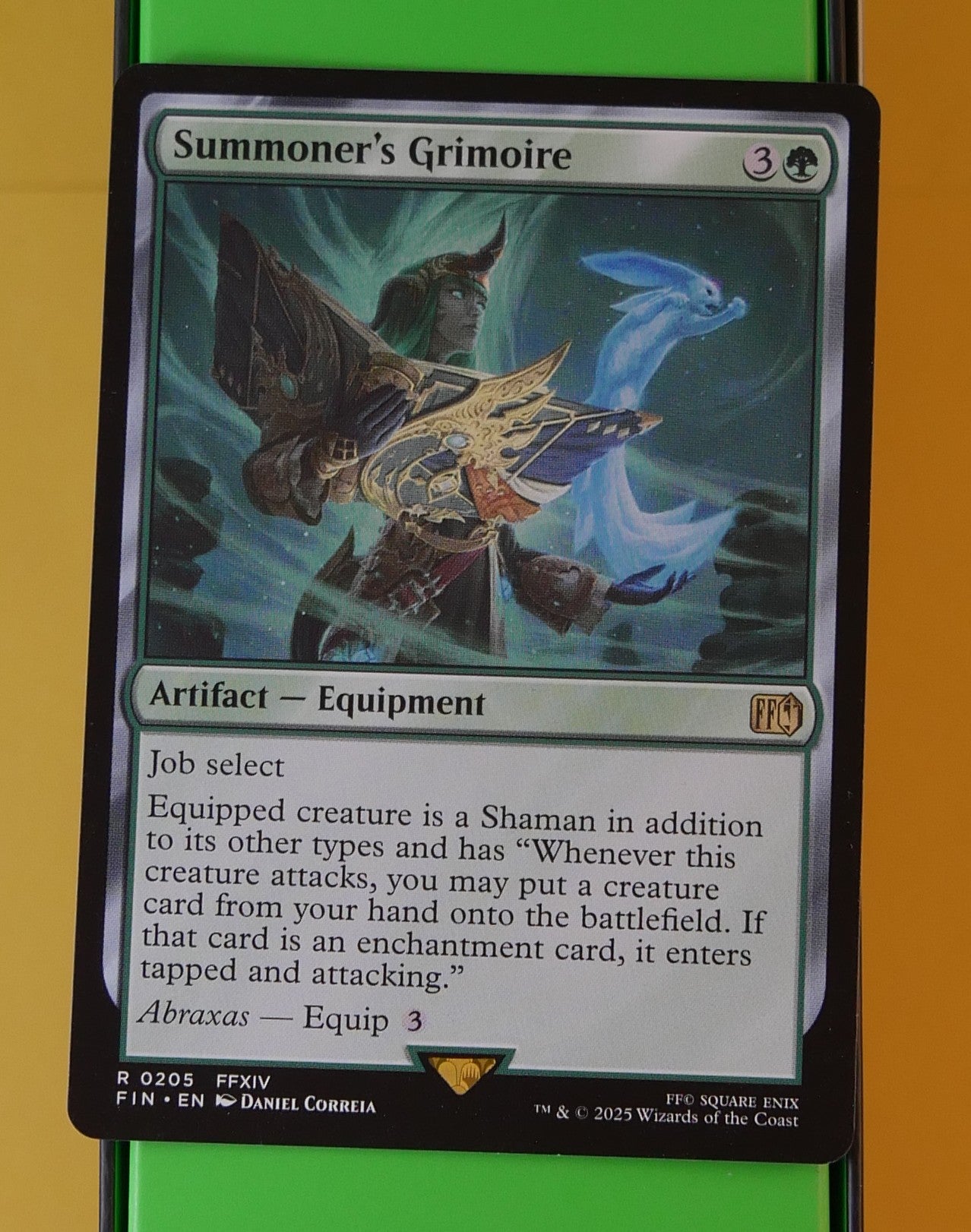 Summoner's Grimoire rare artifact equipment from Final Fantasy set