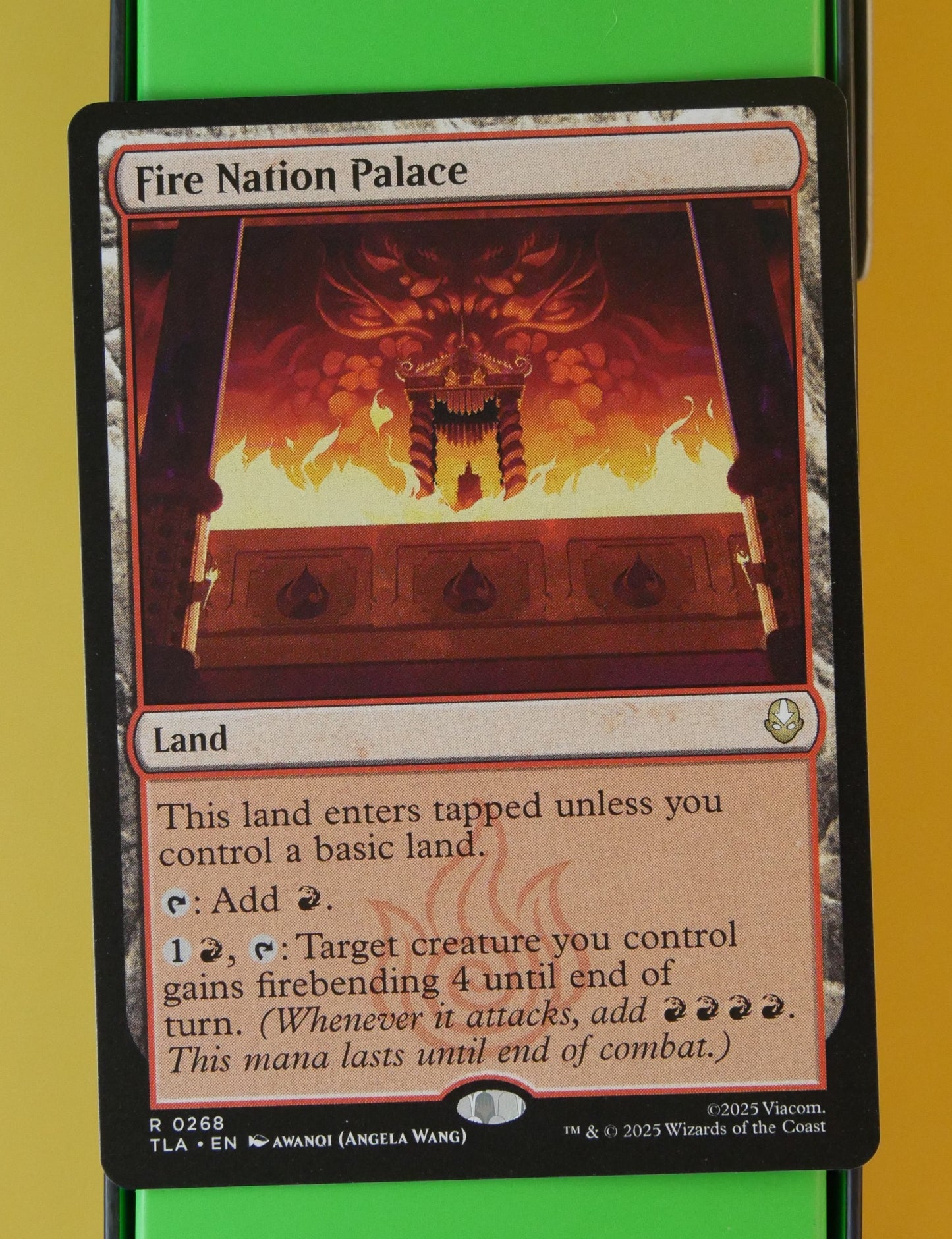 Fire Nation Palace – Avatar: The Last Airbender rare red utility land MTG card.